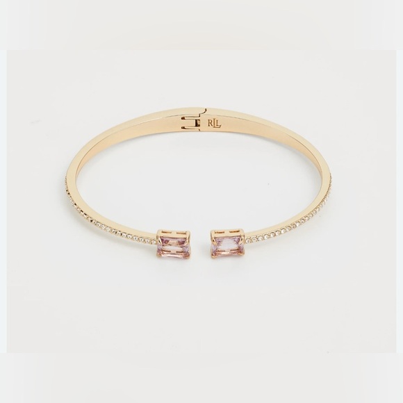 Lauren Ralph Lauren Gold Bracelet with Gem Accents - Picture 2 of 8